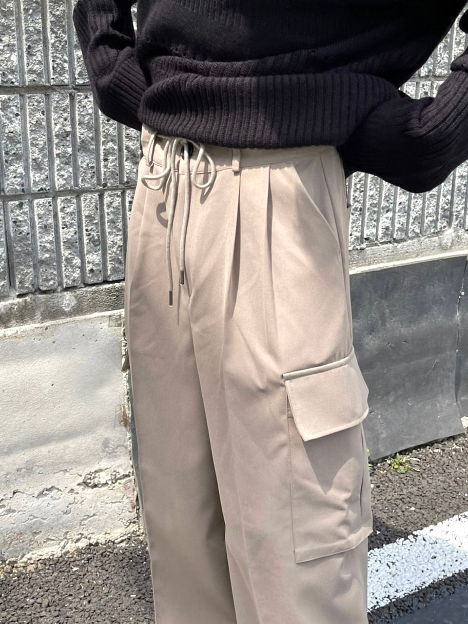 受注制【Chikashitsu +】cargo slacks pants (3color)