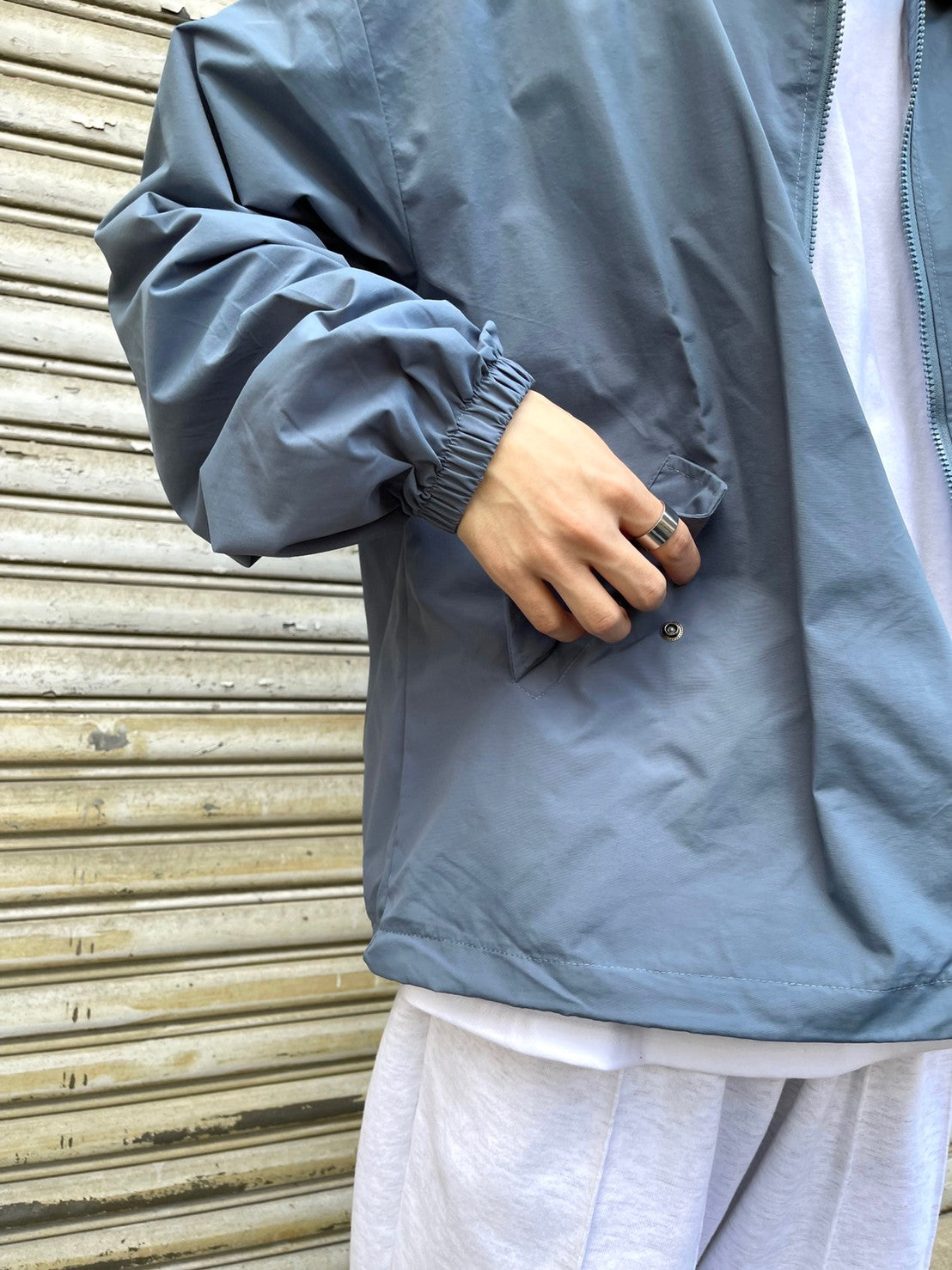 受注制【Chikashitsu +】nylon blouson (4color)