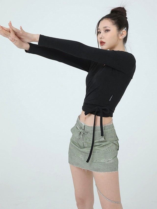 【ugly shadow】TERRY RAB CROP TOP