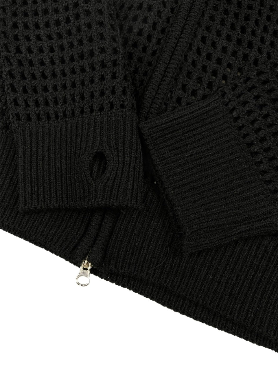 受注制【Chikashitsu +】mesh zip hoodie (5color) / 【チカシツプラス】メッシュ長袖ジップパーカー