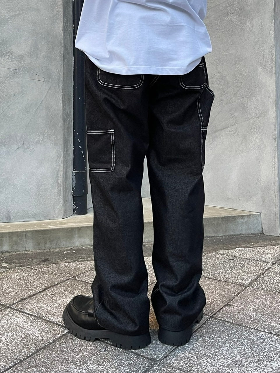 受注制【Chikashitsu +】stitch painter pants