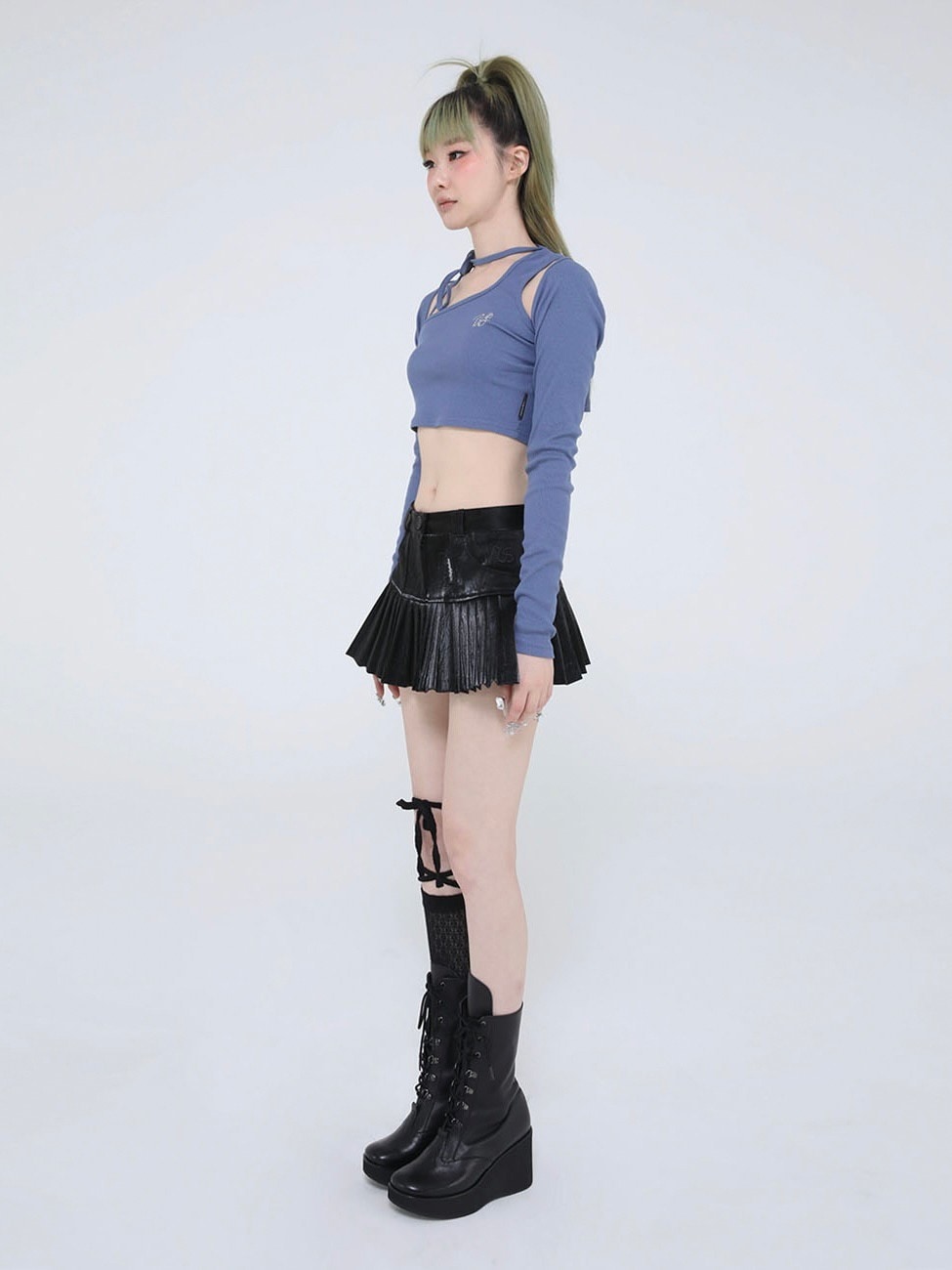 【Ugly shadow】DAILY CROP CARDIGAN