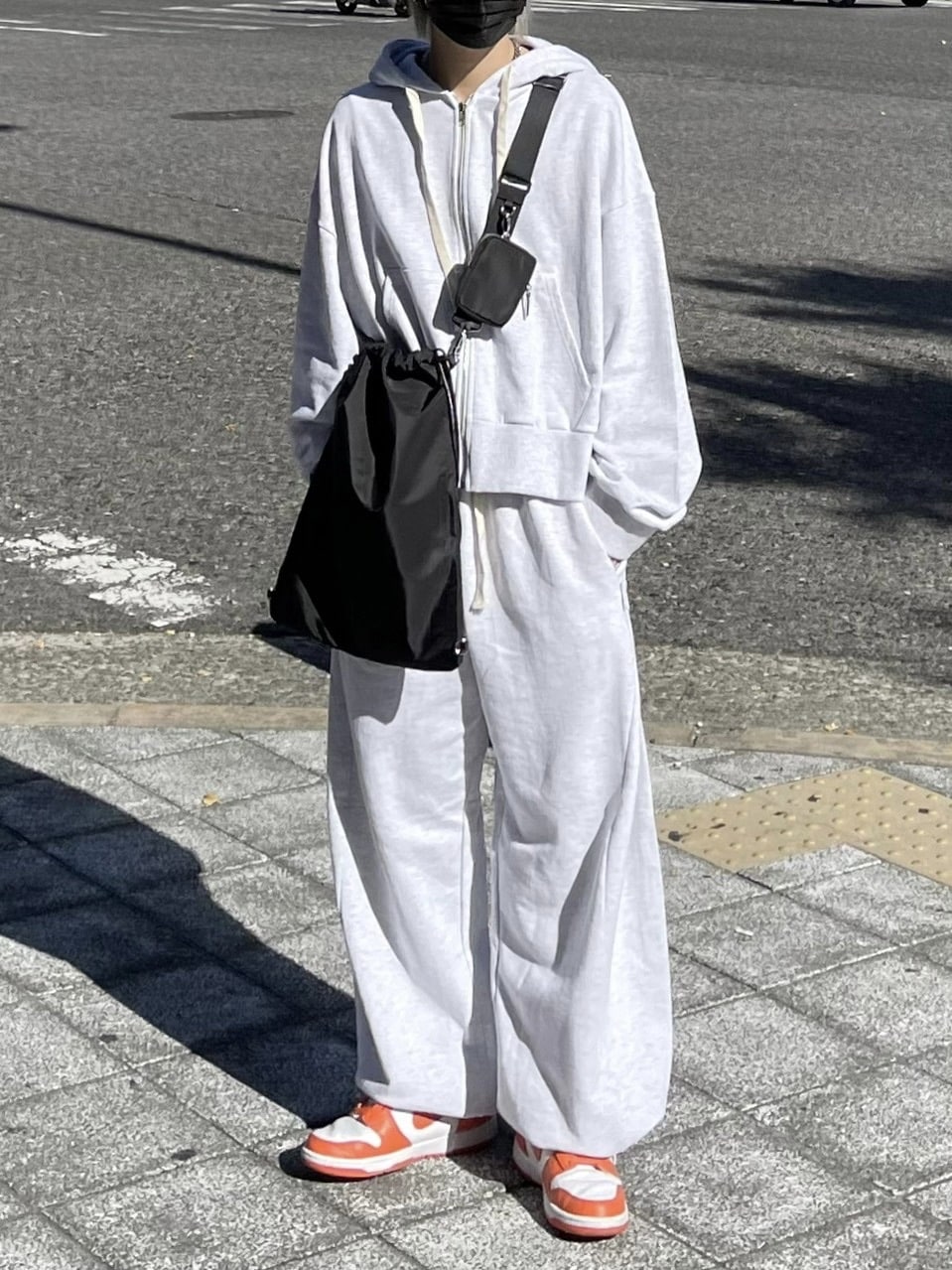 受注制【Chikashitsu +】nylon strap shoulder bag