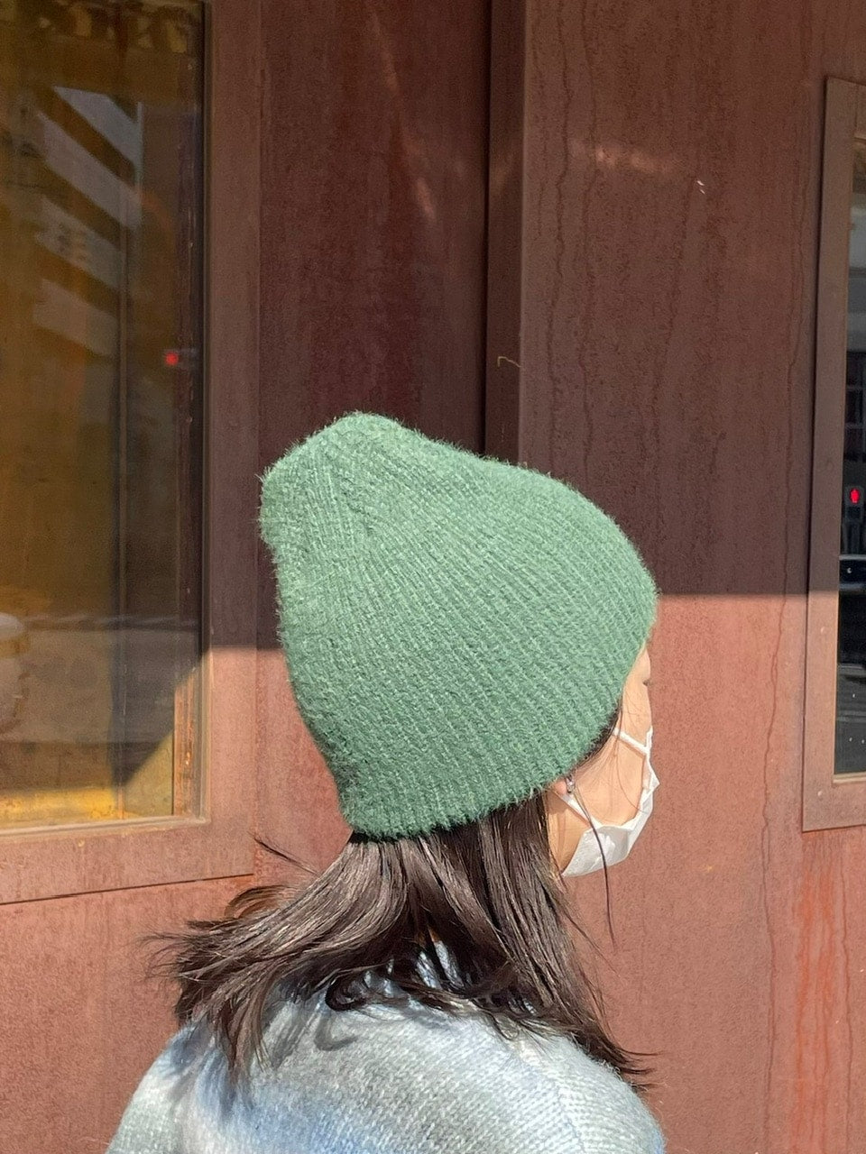 受注制【Chikashitsu +】hairy beanie (3color)