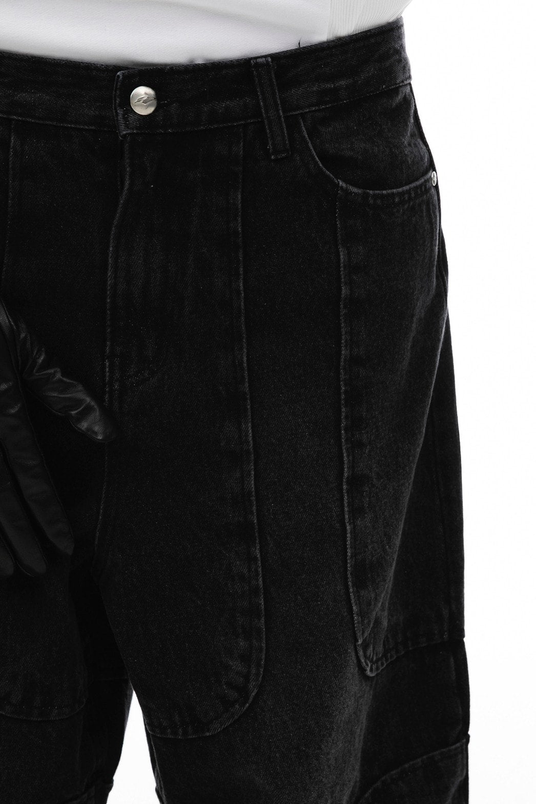 【ANOTHERYOUTH】panel jeans