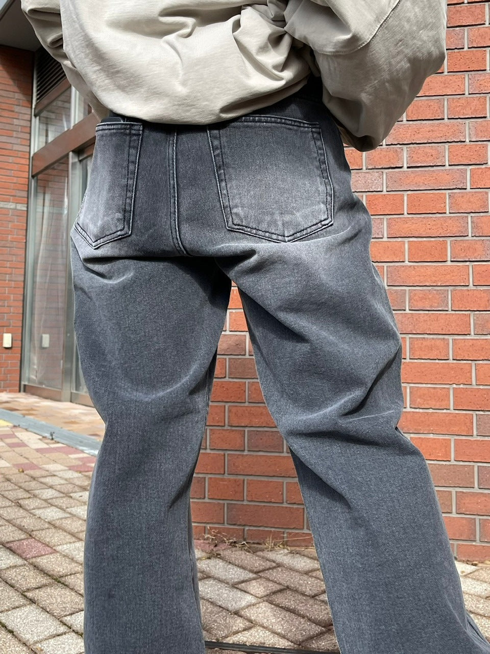【Chikashitsu +】vintage wash denim pants (2color) / 【チカシツプラス】ヴィンテージウォッシュデニムパンツ