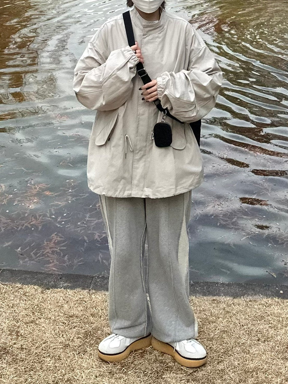 受注制【Chikashitsu +】cotton blouson(3color) / 【チカシツプラス】コットンジャケット