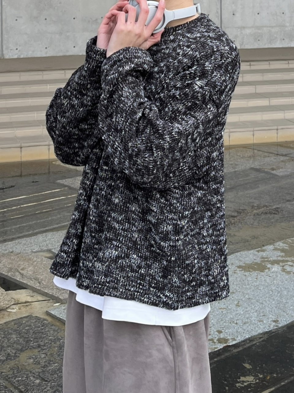 【youll】mix knit (2color)