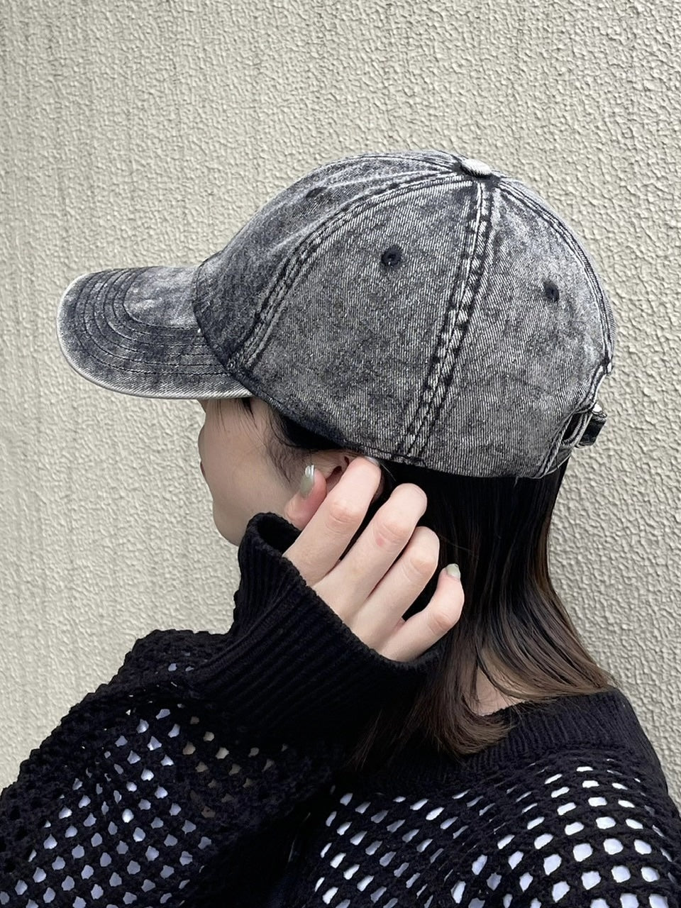 受注制【Chikashitsu +】vintage wash cap (3color)