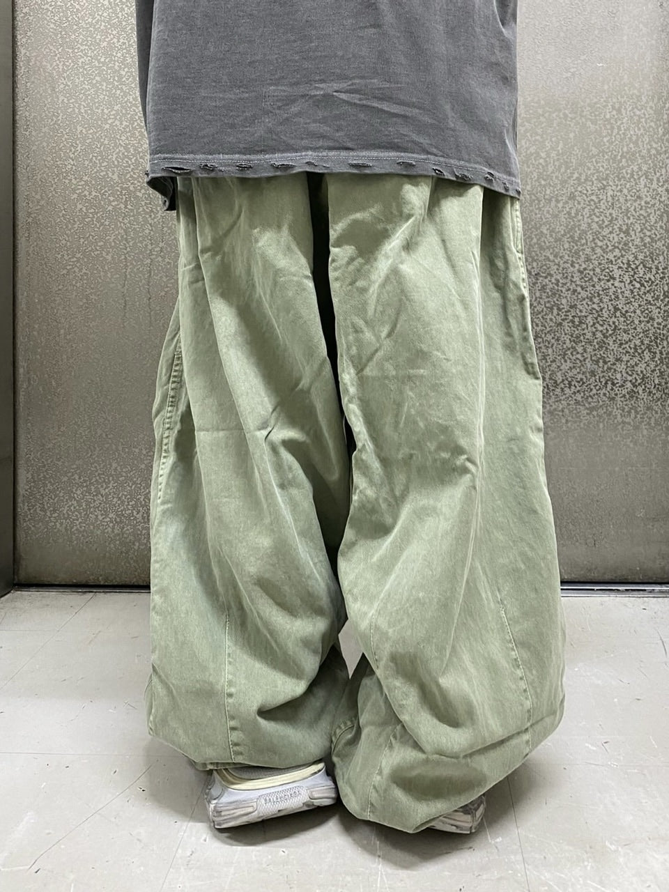 受注制【Never mind the XU】washing darts pants (4color)