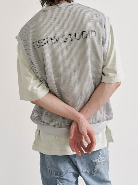 【RE:ON STUDIO】LAYERED MESH VEST