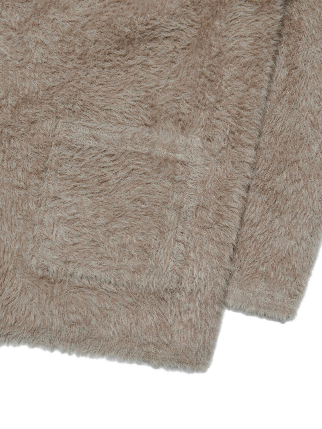 【NOMANUAL】HAIRY SOFT CARDIGAN / 【ノーマニュアル】ヘアリーソフト長袖カーディガン