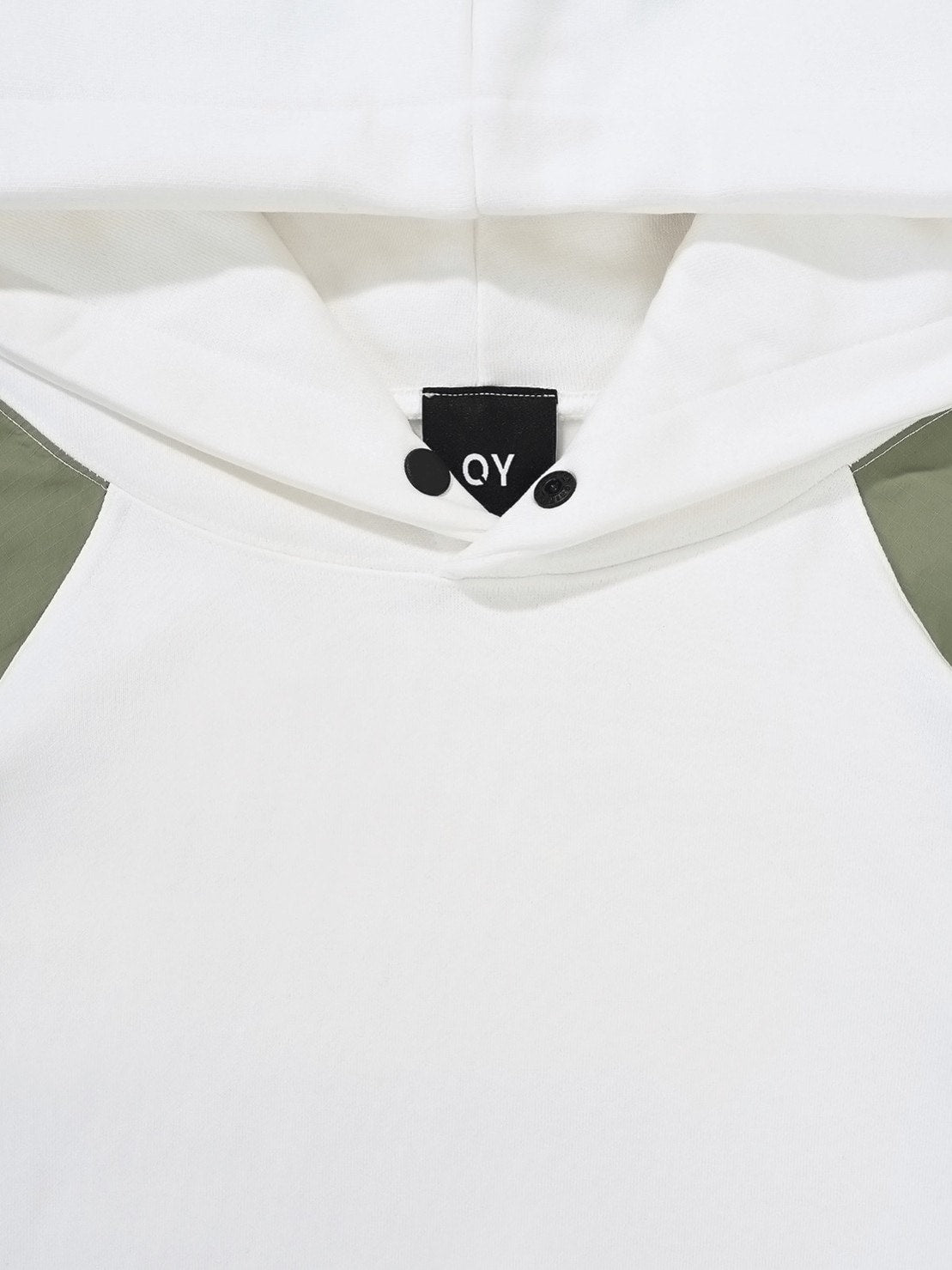 【OY】PANEL CONTRAST POCKET HOODIE