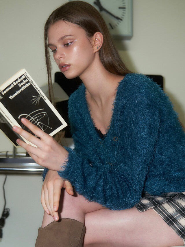 【FANCY CLUB】BOOKLE HOOK CARDIGAN