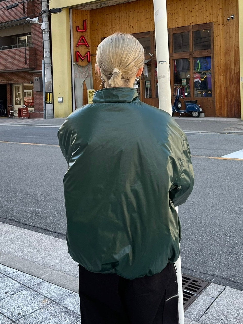 【Chikashitsu +】unisex padding blouson (4color) / 【チカシツプラス】ユニセックスパディングエムエーワン長袖ブルゾン