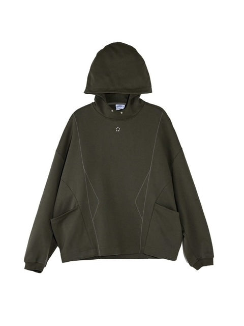 【ARCH by ROARINGWILD】GEOMETRIC LOOSE FIT HOODIE