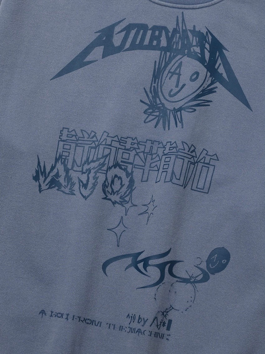 【AJOBYAJO】AJOLICA Collage Sweatshirt