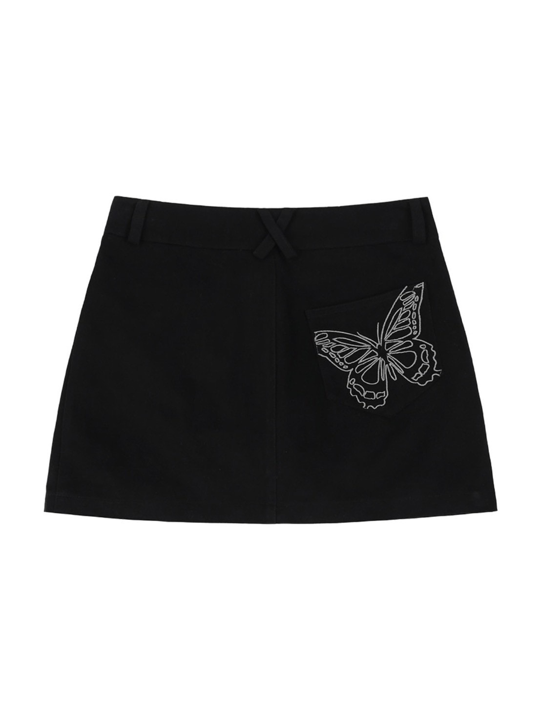 【FANCY CLUB】BIKER PINTUCK MINI SKIRT