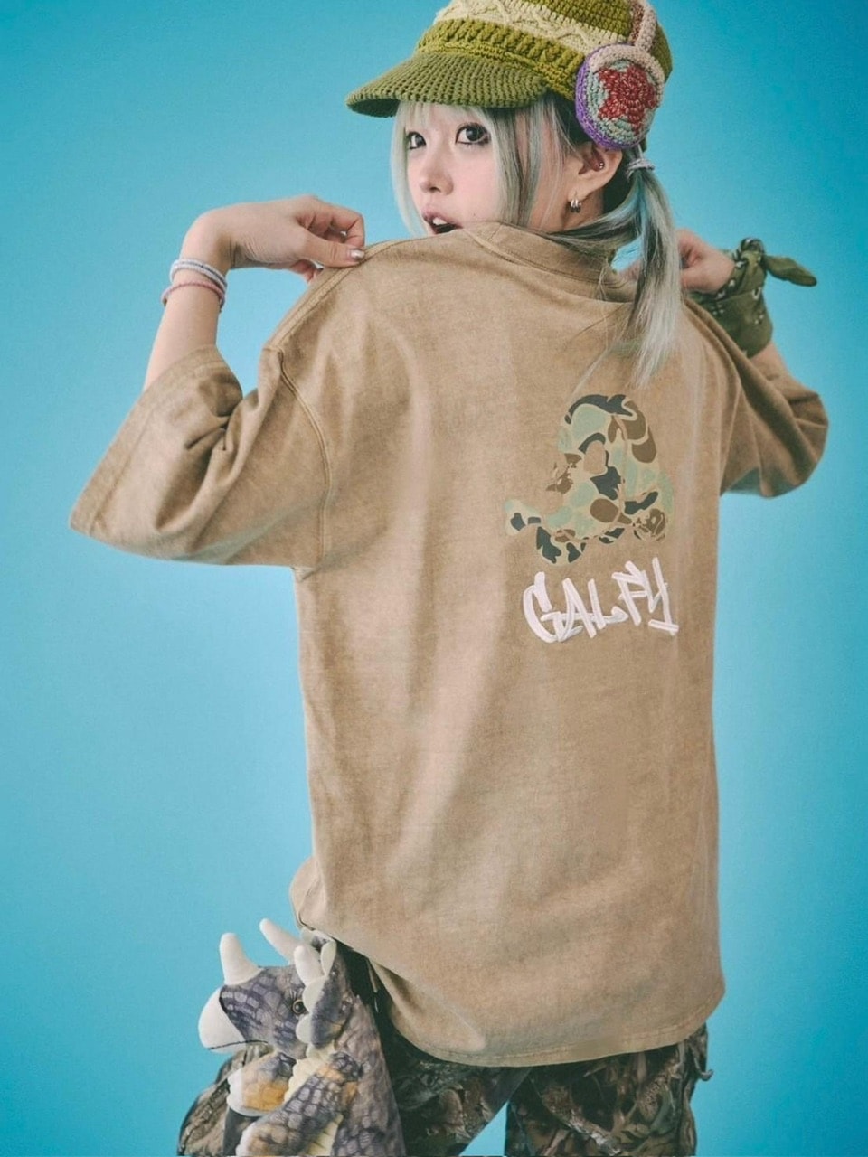 【GALFY】ガルフィーカモボックスロゴTee