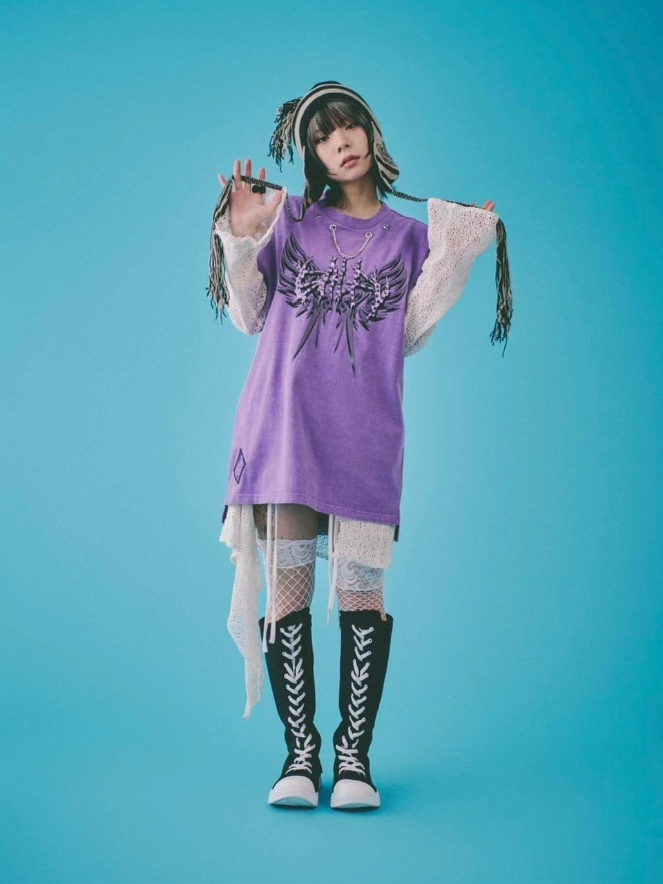 【GALFY】ゴリ厨二タンク / 【ガルフィー】ロゴプリントタンクトップ