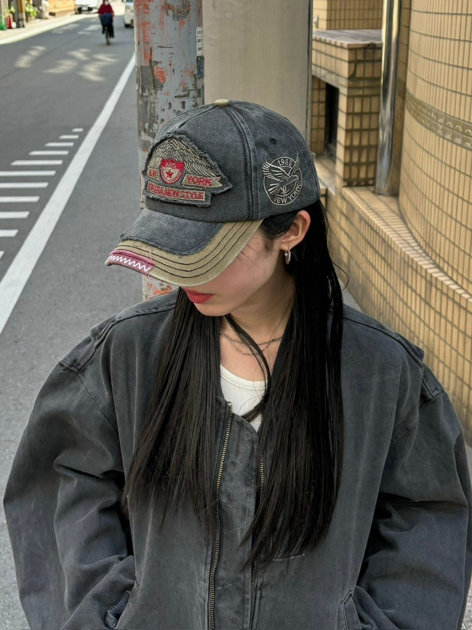 大阪店WEB限定【Chikashitsu +】vintage design cap (3color)
