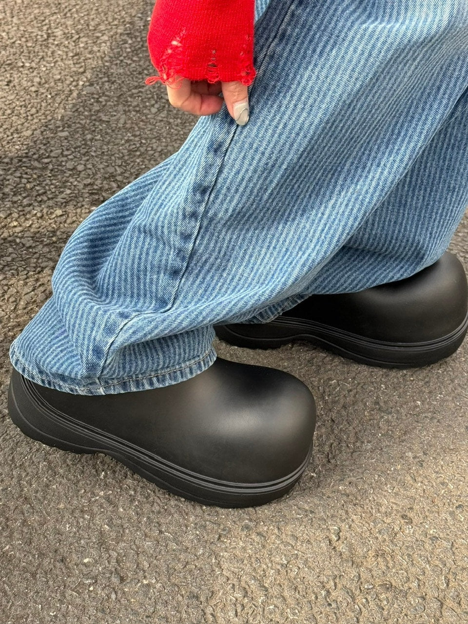 受注制【Chikashitsu +】volume sole clog shoes / 【チカシツプラス】ボリュームソール厚底クロッグシューズ