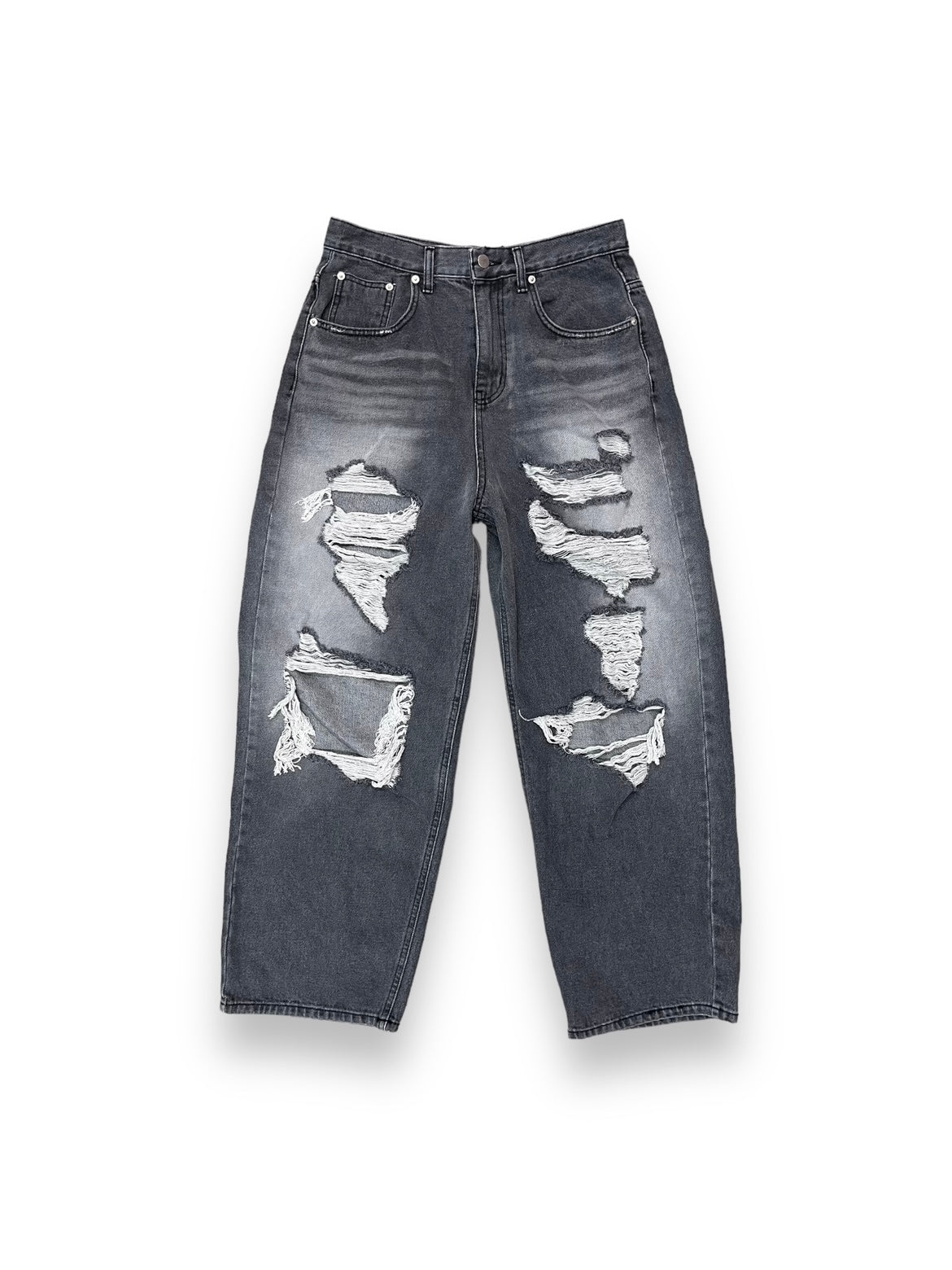 受注制【Bizarre Maiden】grunge crush denim pants (2color)