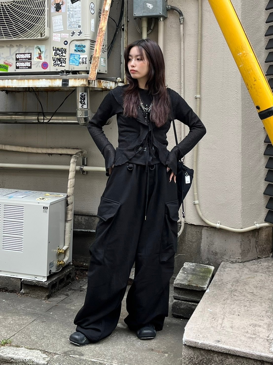 受注制【nmtc +】frill ribbon cardigan (3color)