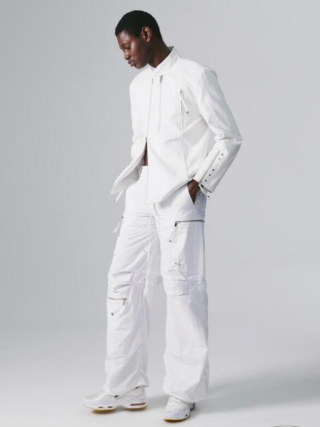 【NACHE】PUCKERING JOGGER PANTS (UNISEX)