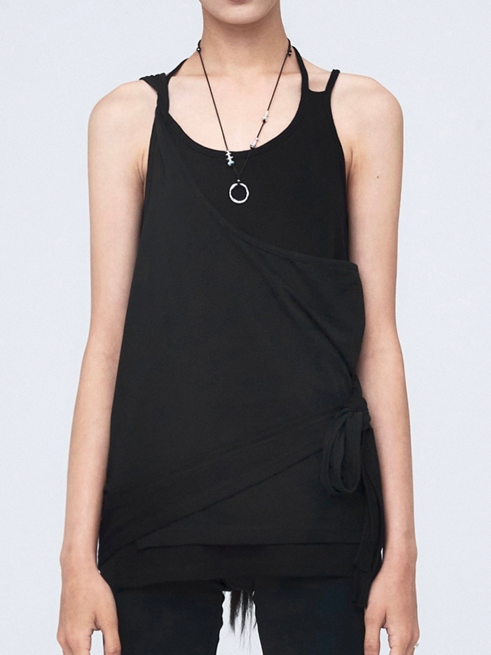 【NACHE】MULTIWAY LAYERED SLEEVELESS