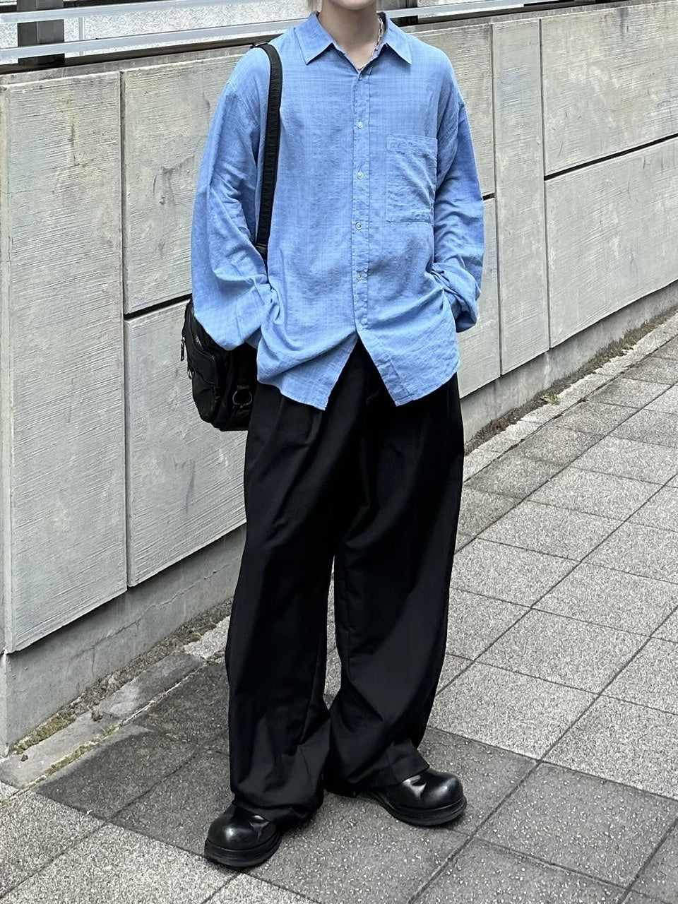 大阪店WEB限定【Chikashitsu +】leather pocket shoulder bag 2