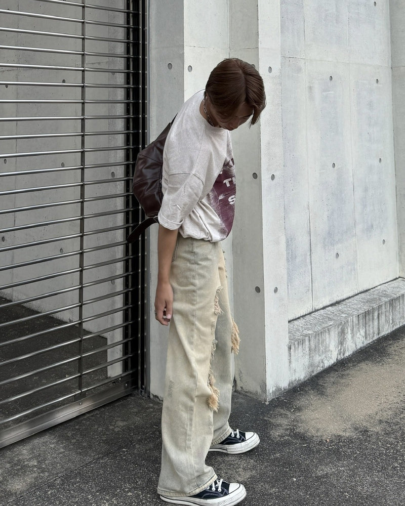 受注制【RENOL】graphic tee 2 (4color)