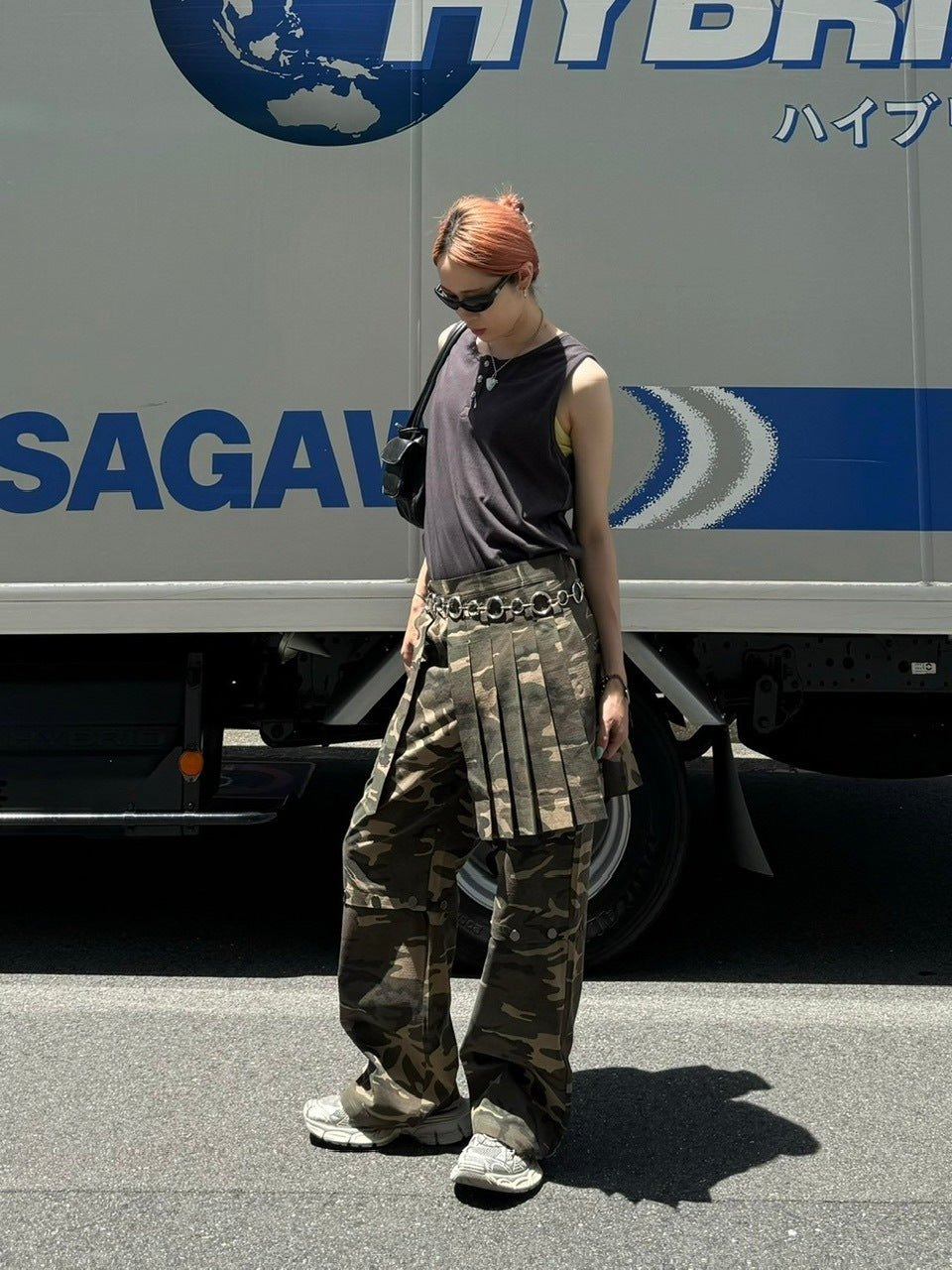 【Chikashitsu +】henry neck sleeveless (3color) / 【チカシツプラス】ヘンリーネックタンクトップ