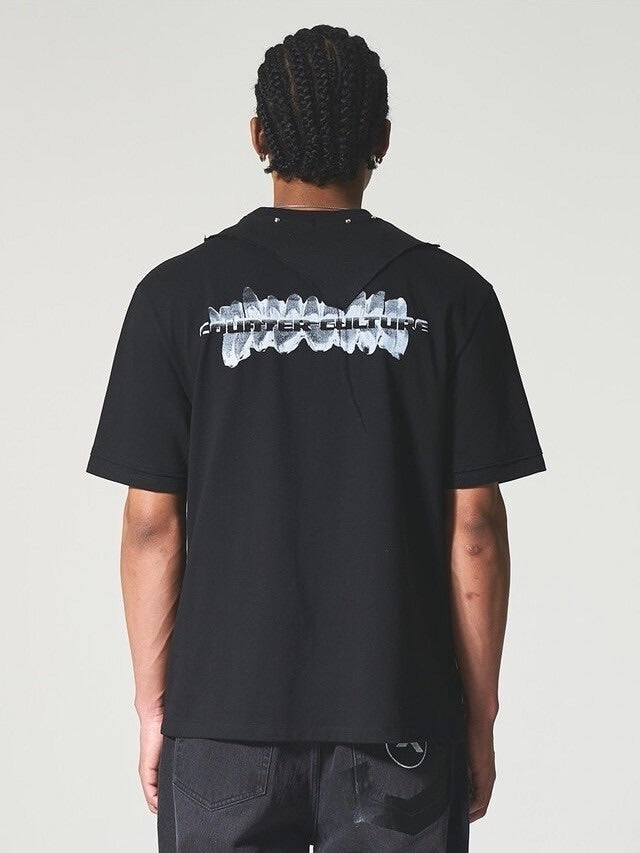 【RESURRECTION13】Neck Remake T Shirt