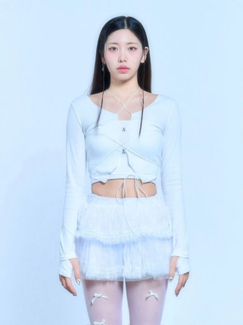 【SCHISM INDUCING】BONDAGE ROPE CARDIGAN