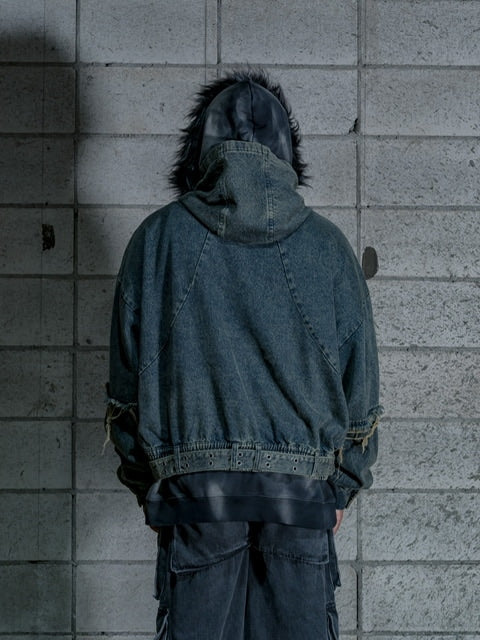 【DIG YOUR OWN GRAVE】DENIM PULLOVER (2color)