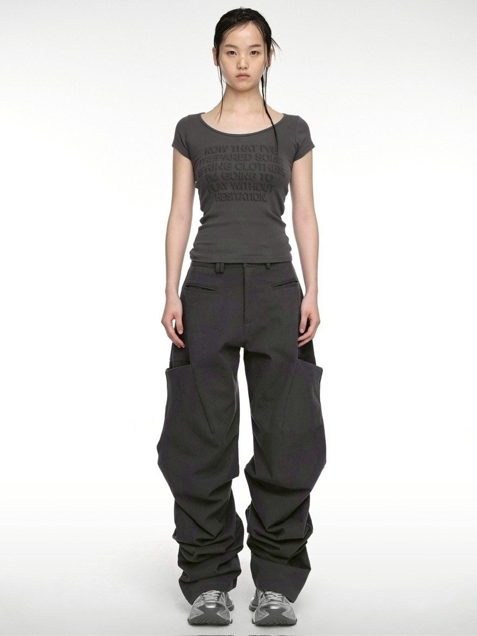 【NACHE】CONVEX PRINTED T-SHIRT