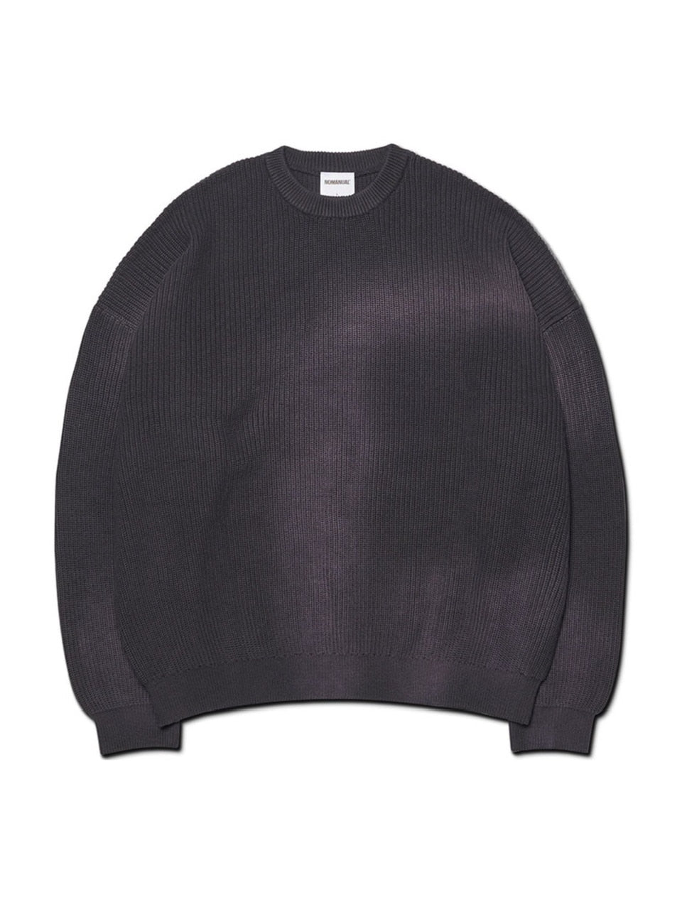 【NOMANUAL】SPRAY DYEING KNIT / 【ノーマニュアル】長袖ニット