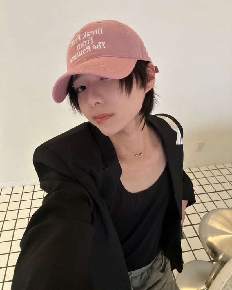 国際配送【LUV CODE】logo cap (2color)
