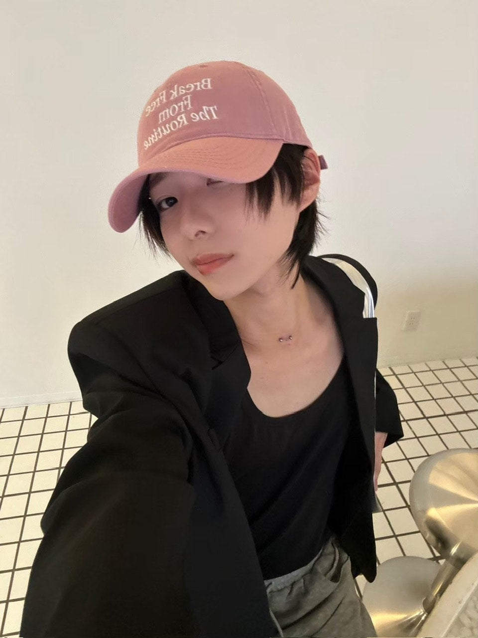 国際配送【LUV CODE】logo cap (2color)