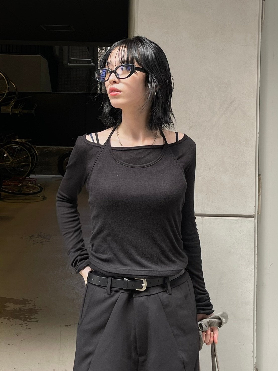 【oaks】2-piece layered long sleeve (3color)