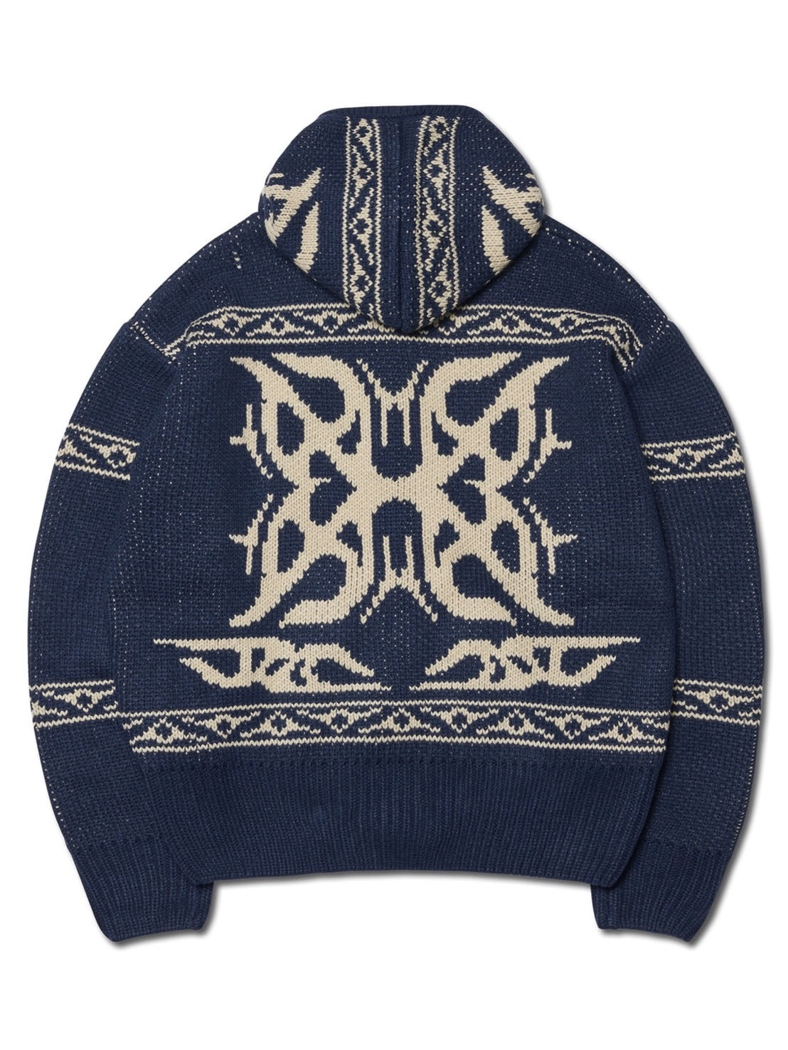 【NOMANUAL】COWICHAN HOODED ZIP-UP