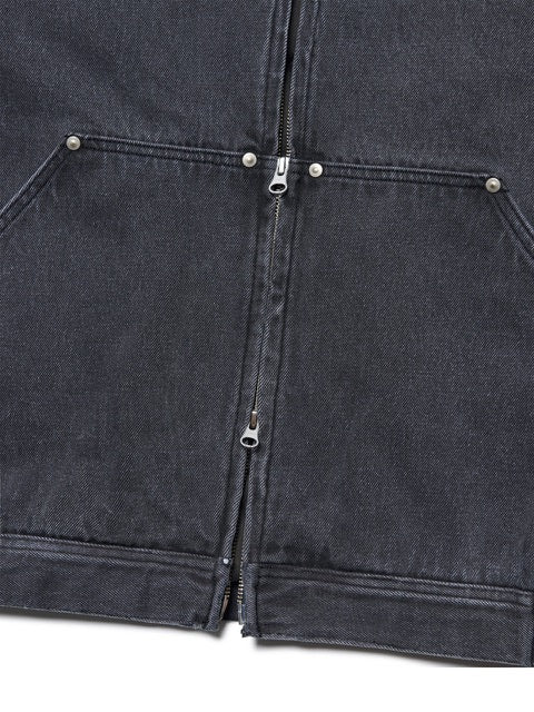 【NOMANUAL】W.D HOODED ZIP-UP JACKET / 【ノーマニュアル】フードジップアップ長袖パーカーミリタリージャケット