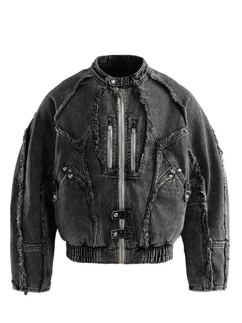 The Boy Has No Patience】DISCIPLE BIKER DENIM JACKET – PRESSING
