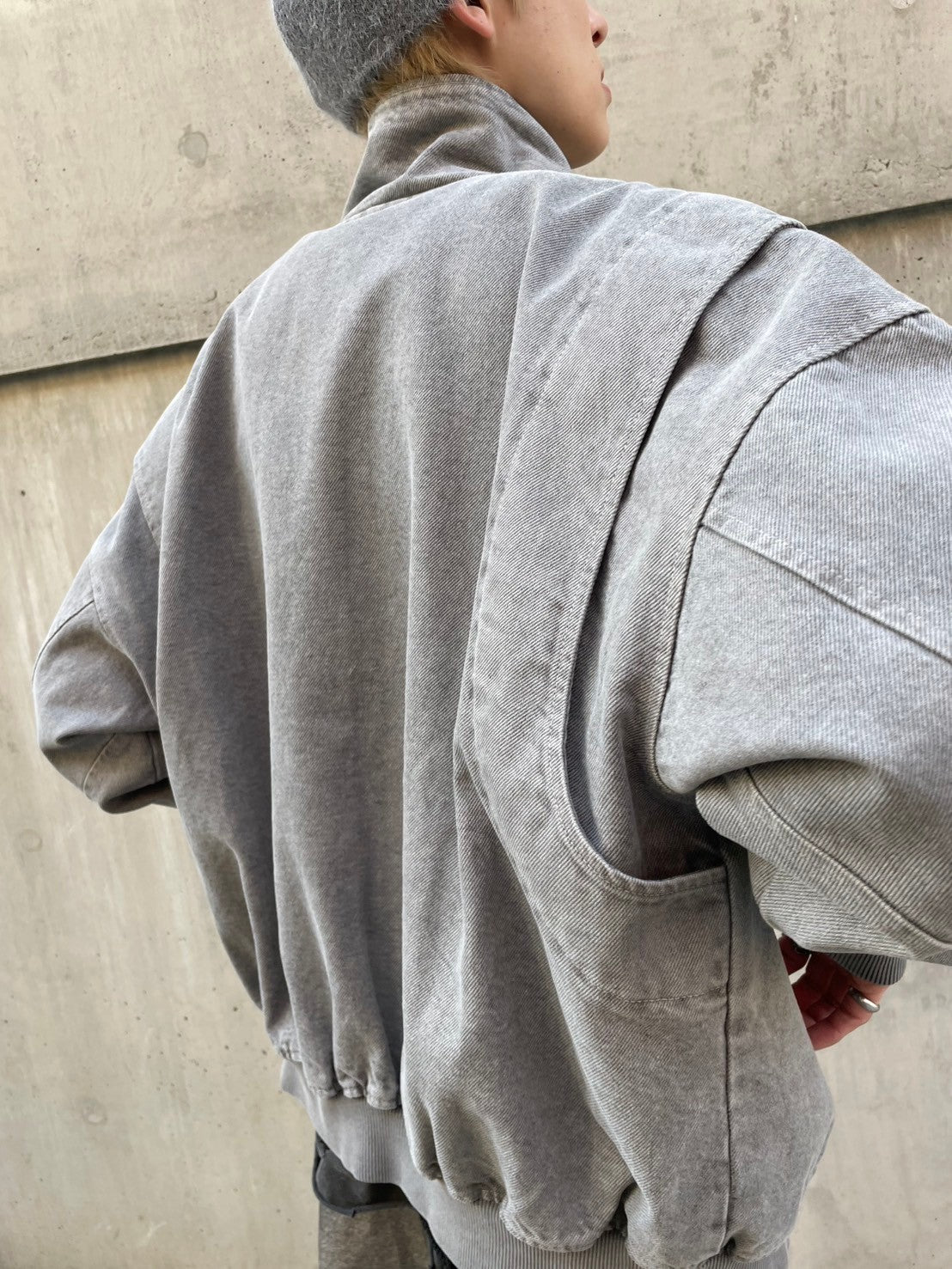 受注制【nmtc +】pigment flight jacket (2color)