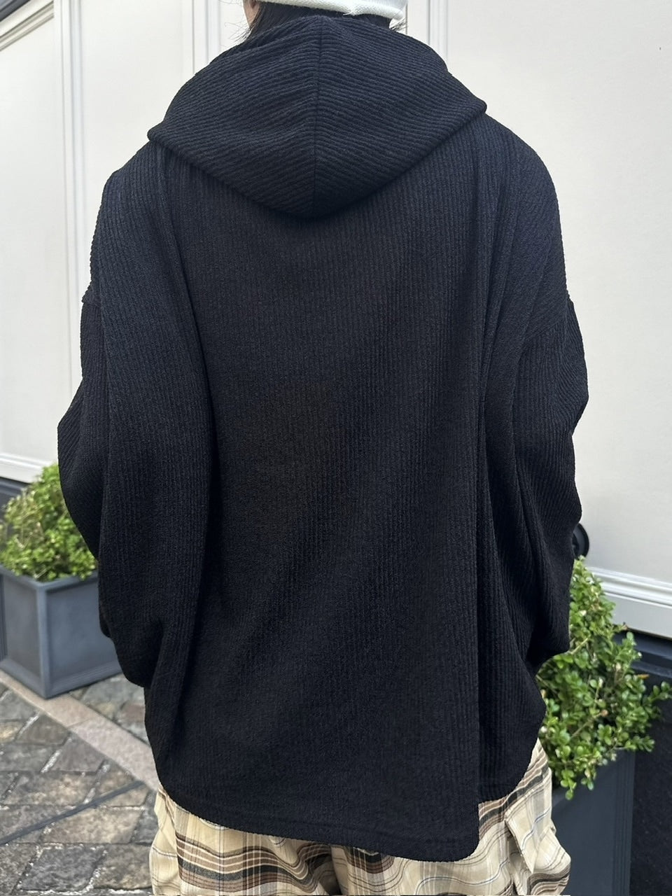 受注制【LUV CODE】knit hoodie (2color)