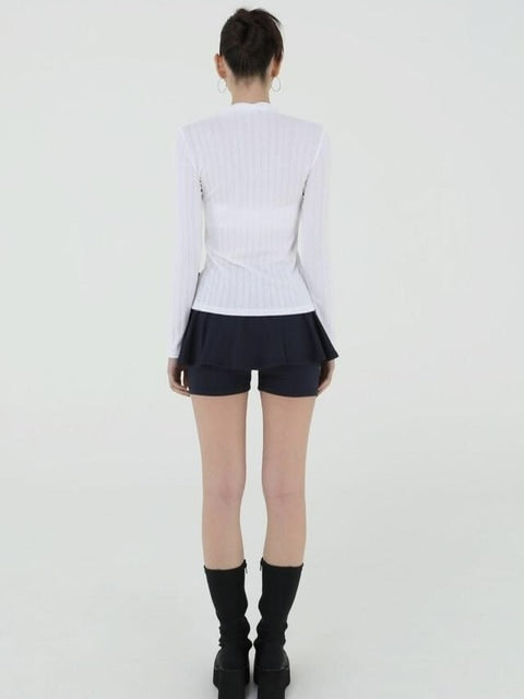 【Uglyshadow】US BOLERO SLIT TOP / 【アグリーシャドウ】スリッド長袖ボレロ