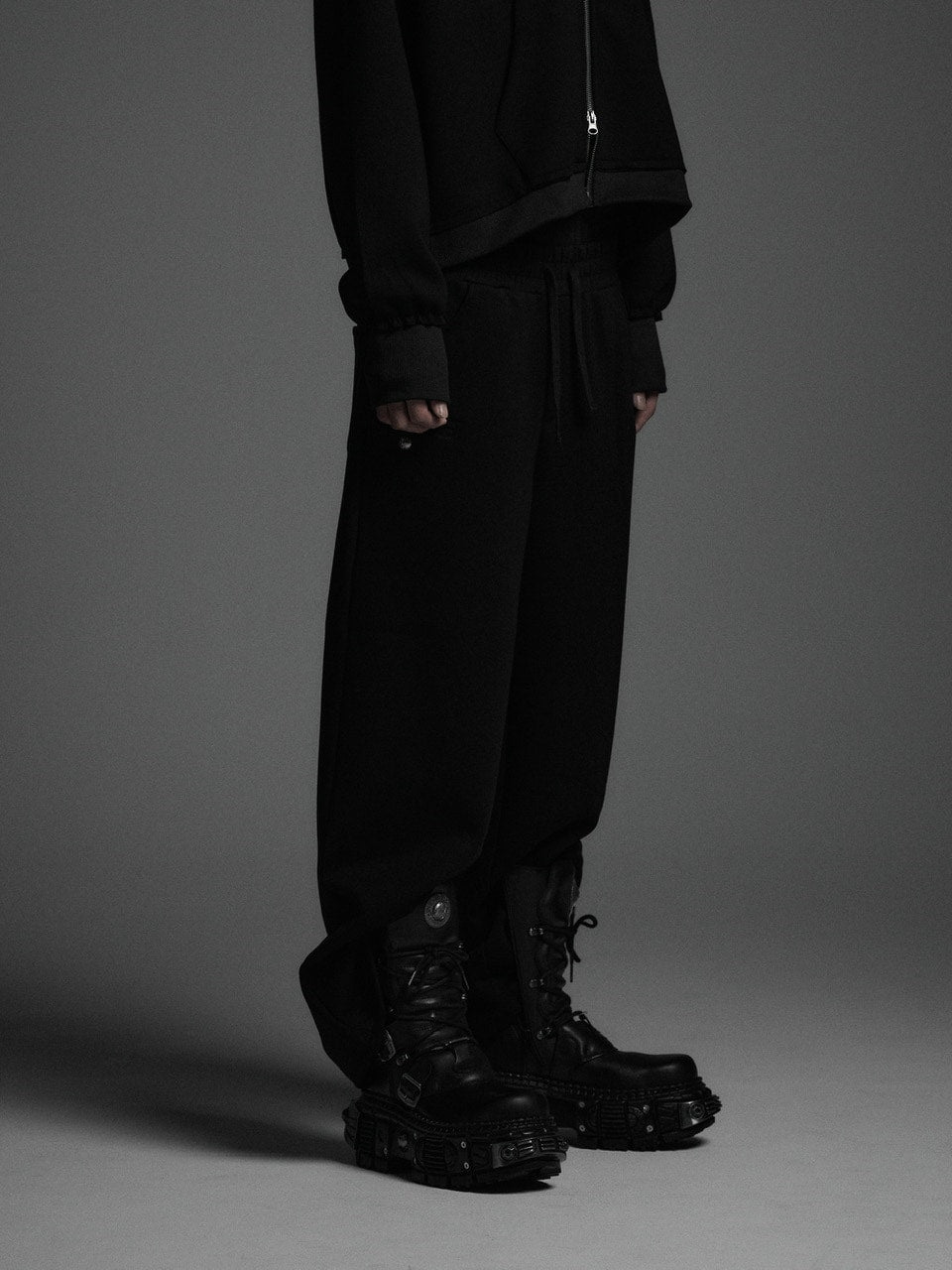 Rosen Kreuz】the taste“V” WIDE OVERFIT SET UP PANTS – PRESSING WEB