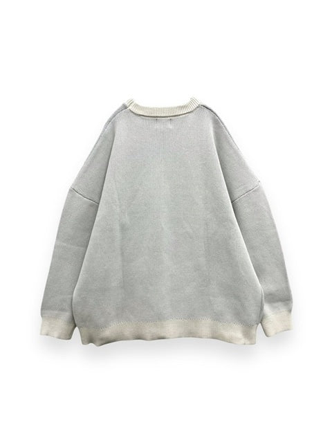 【LOVE KILLER】Total logo oversize knit