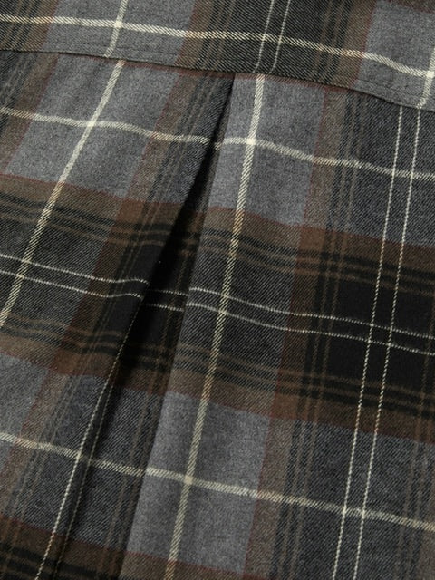 【DNSR】Oversized flannel check shirt